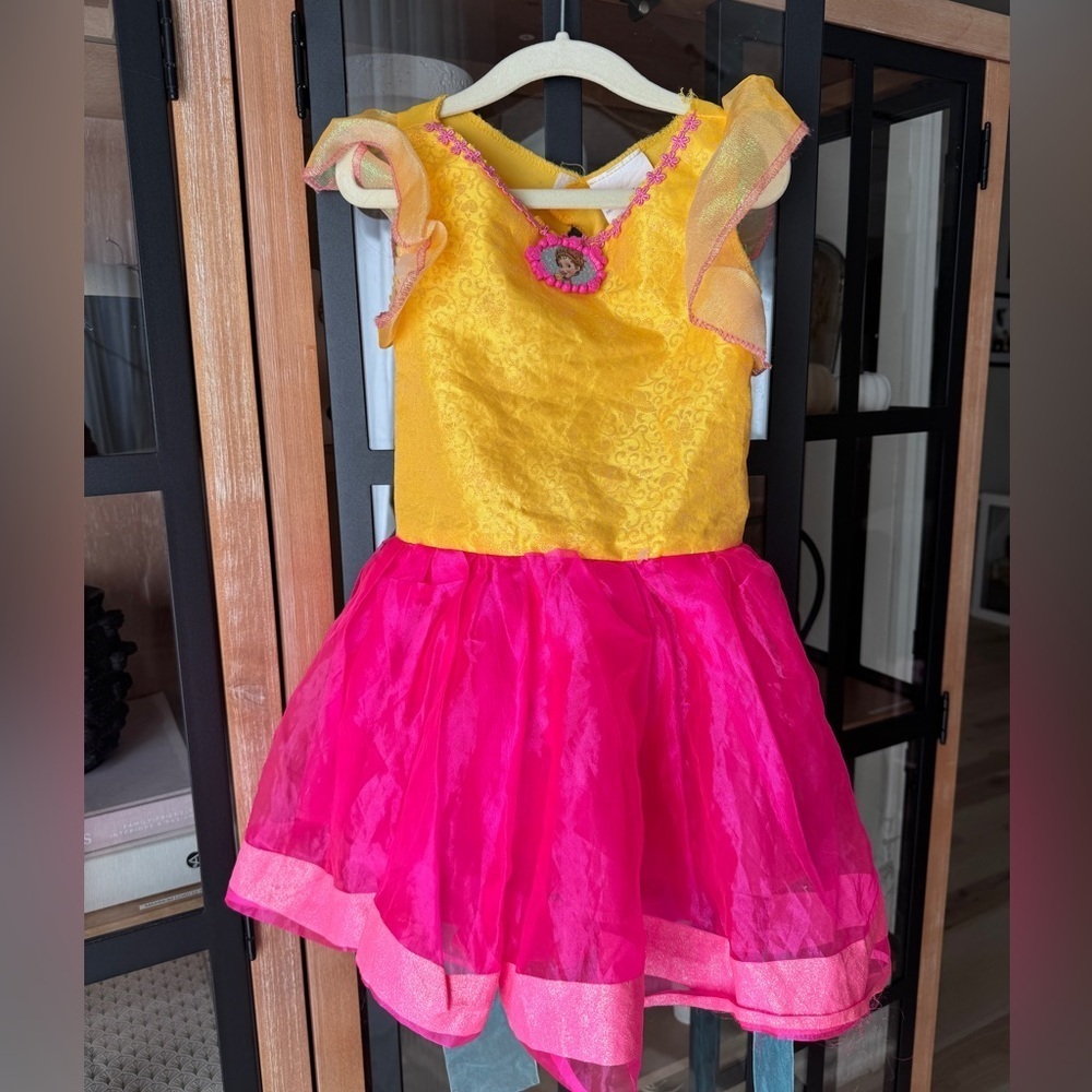 2018 Disney Fancy Nancy costume dress tulle glitter bow toddler girl halloween
